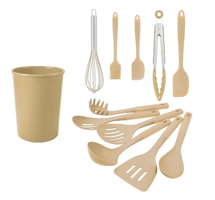 12 pcs Kitchenware Cookina Cookware 가구 목재 손잡이와 ISO9001 승인 세트