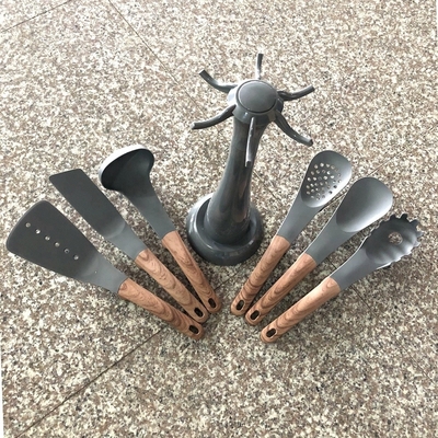 지원 방 공간 선택 6 조각 고전 요리 도구에 대한 목재 요리 도구