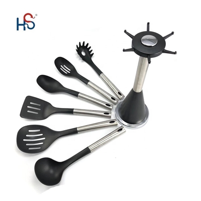 실크 프린팅 로고 부엌 가젯 6 pcs 목재 부엌 가구 집 집 집