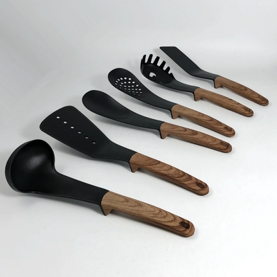 7pcs 주방용품 세트 열 저항성 실리콘 요리 도구