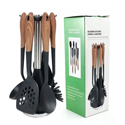 최고의 주방용품 세트 7PCS 지속 가능한 나일론 및 맞춤형 요리용품
